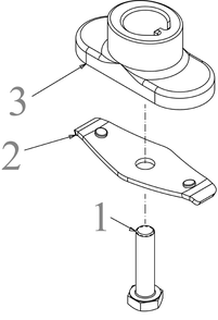 Blade Adapter Diagram and Parts List for SCP21E (18AEB9C5B10)(2022) Cub Cadet Lawn Mower